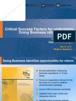 IBC SWAZILAND - Doing Business Reforms - Critical Factors 29052012