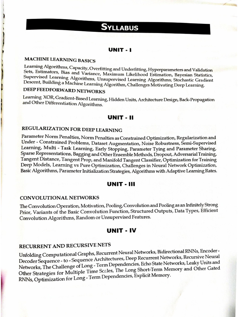 DL Workbook | PDF