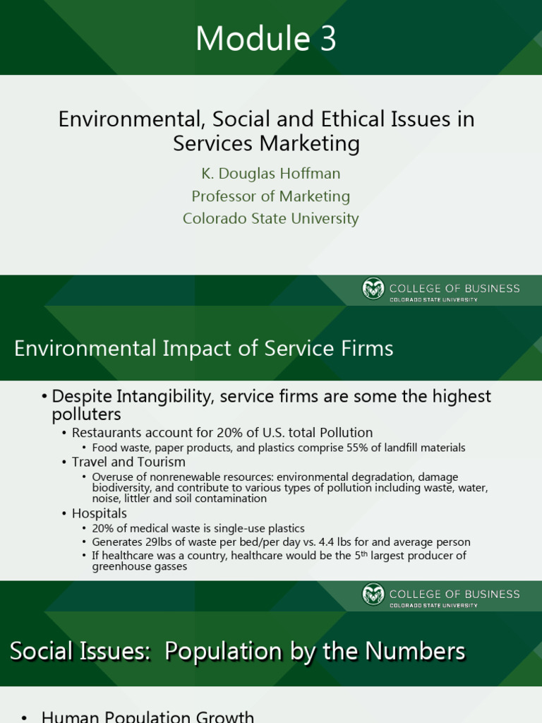 Module 3 Ethical Issues in Services Marketing | PDF | Decision Making ...