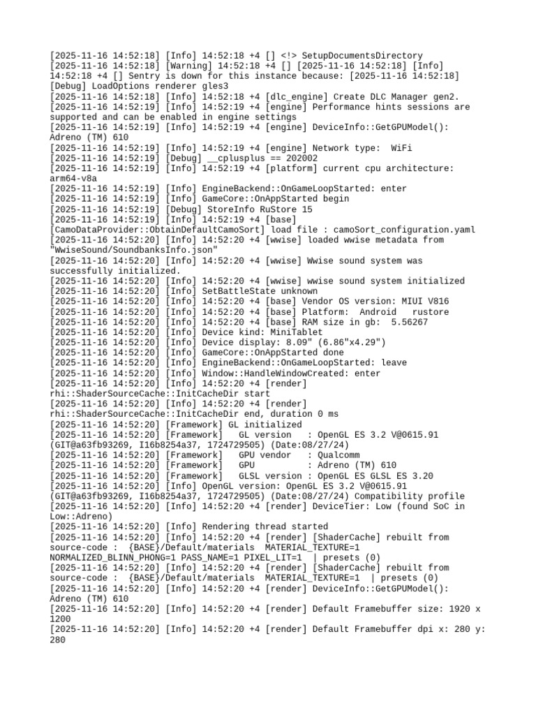Game Log | PDF | Software | Computer Engineering