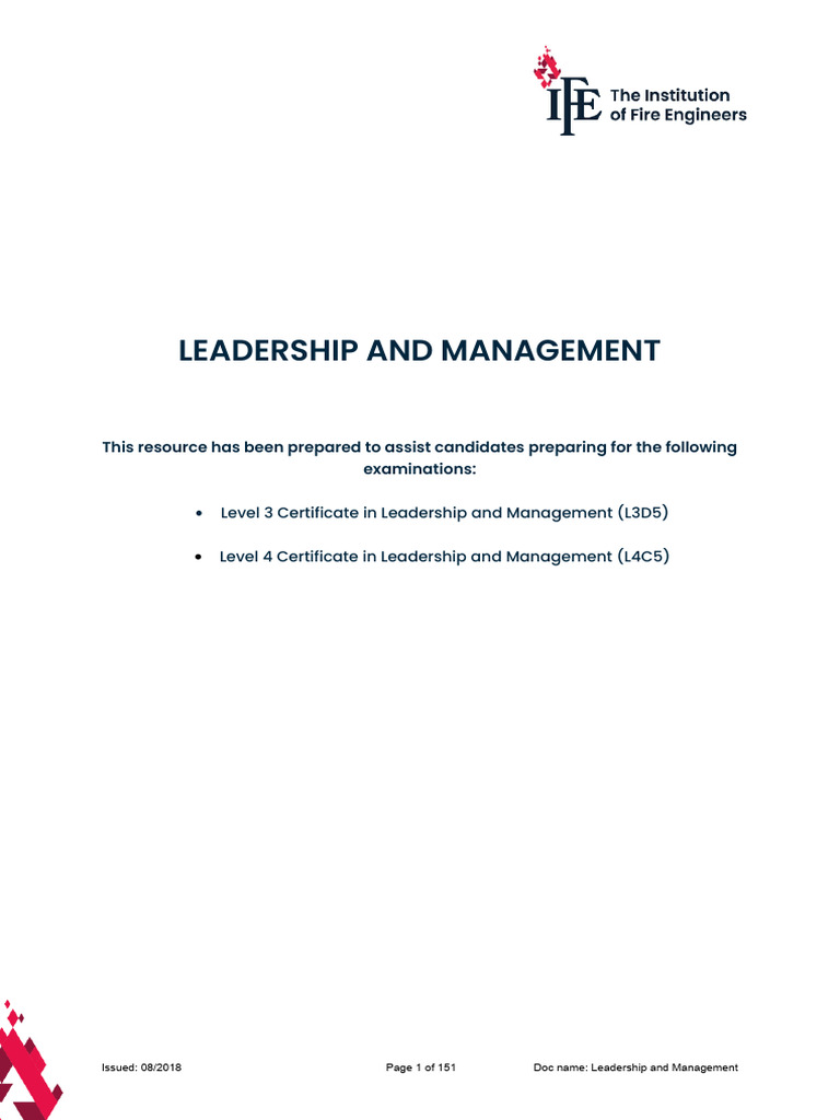 Leadership and Management Guide | PDF | Swot Analysis | Performance ...