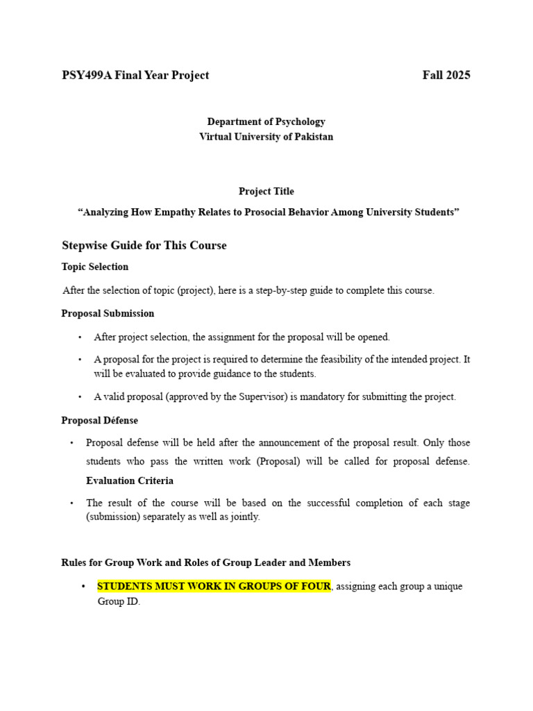 Empathy and Prosocial Behavior Project Guide | PDF | Cognition | Social ...