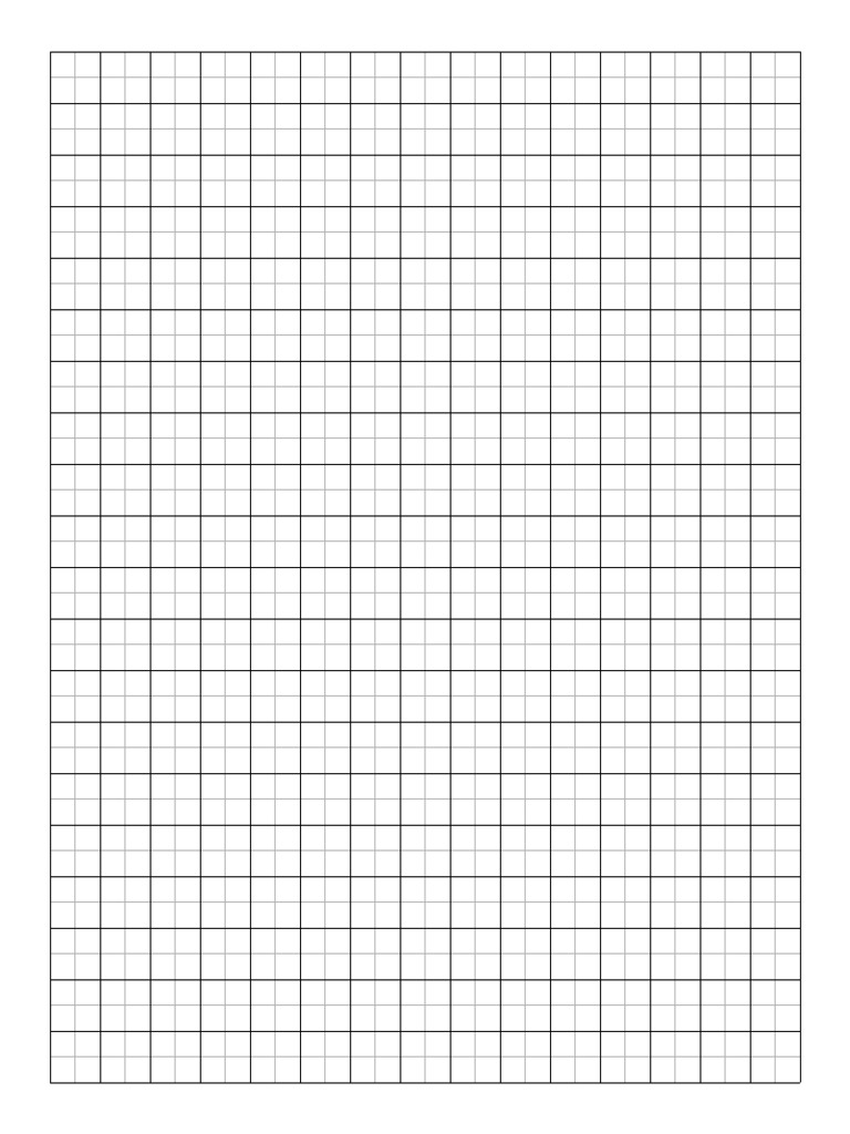 Half Inch Major Lines With Quarter Inch Minor Lines | PDF