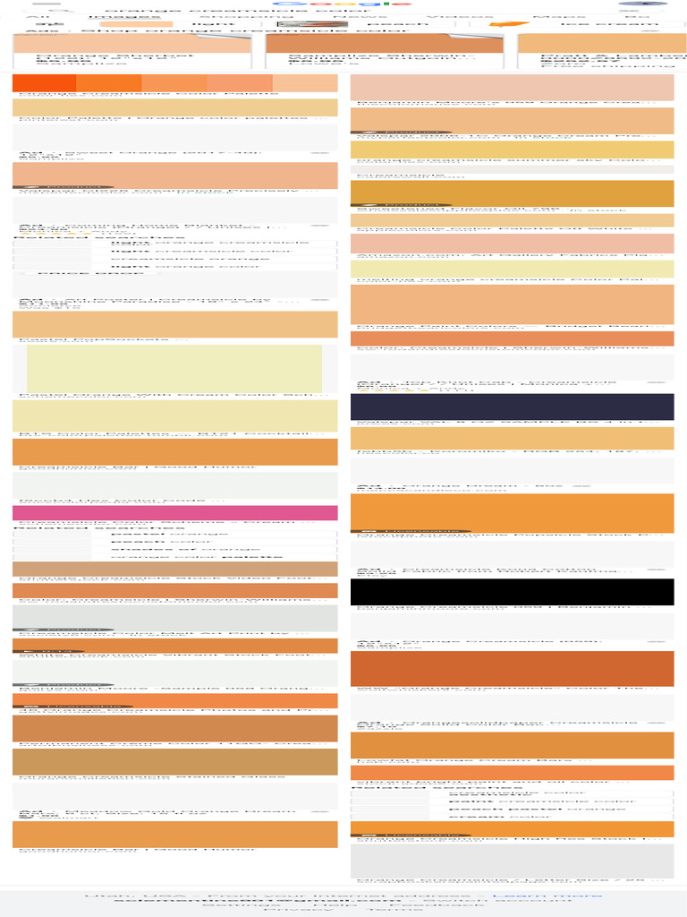 Orange Creamsicle Color - Google Search | PDF | Frozen Desserts