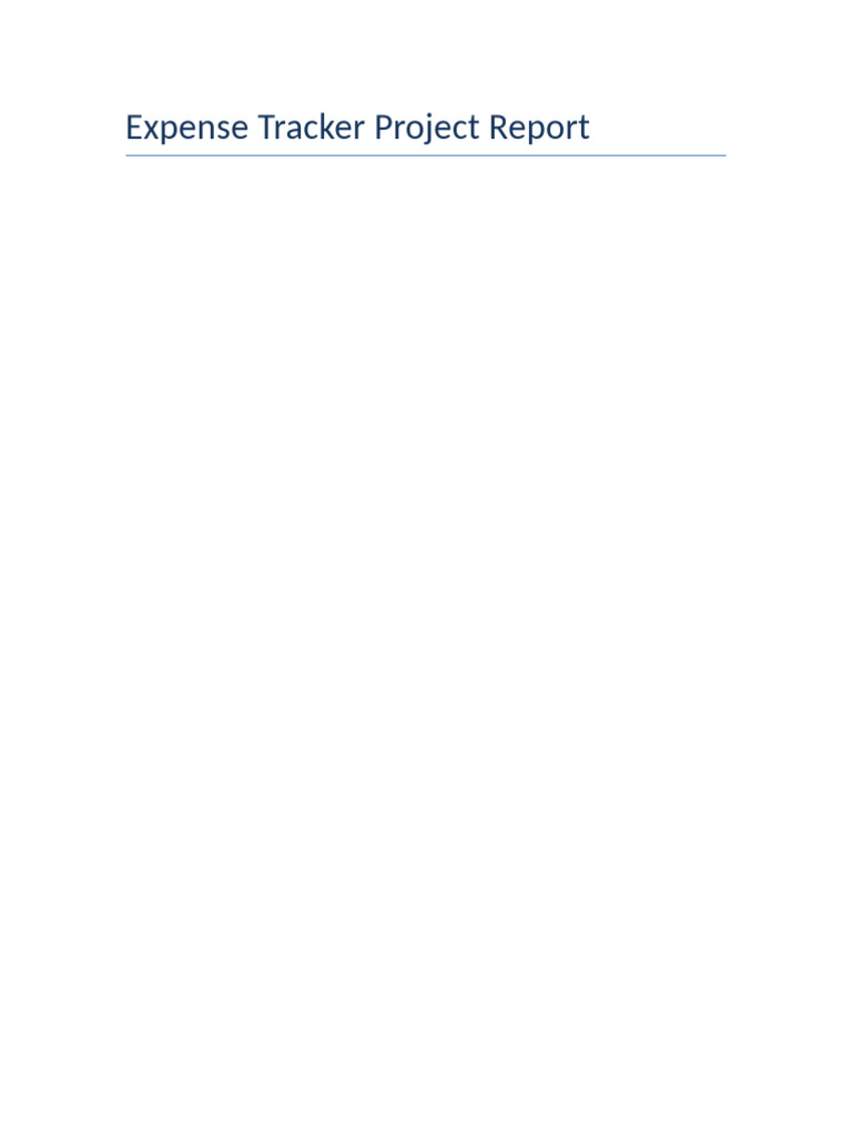 Python MySQL Expense Tracker Report | PDF | Databases | My Sql