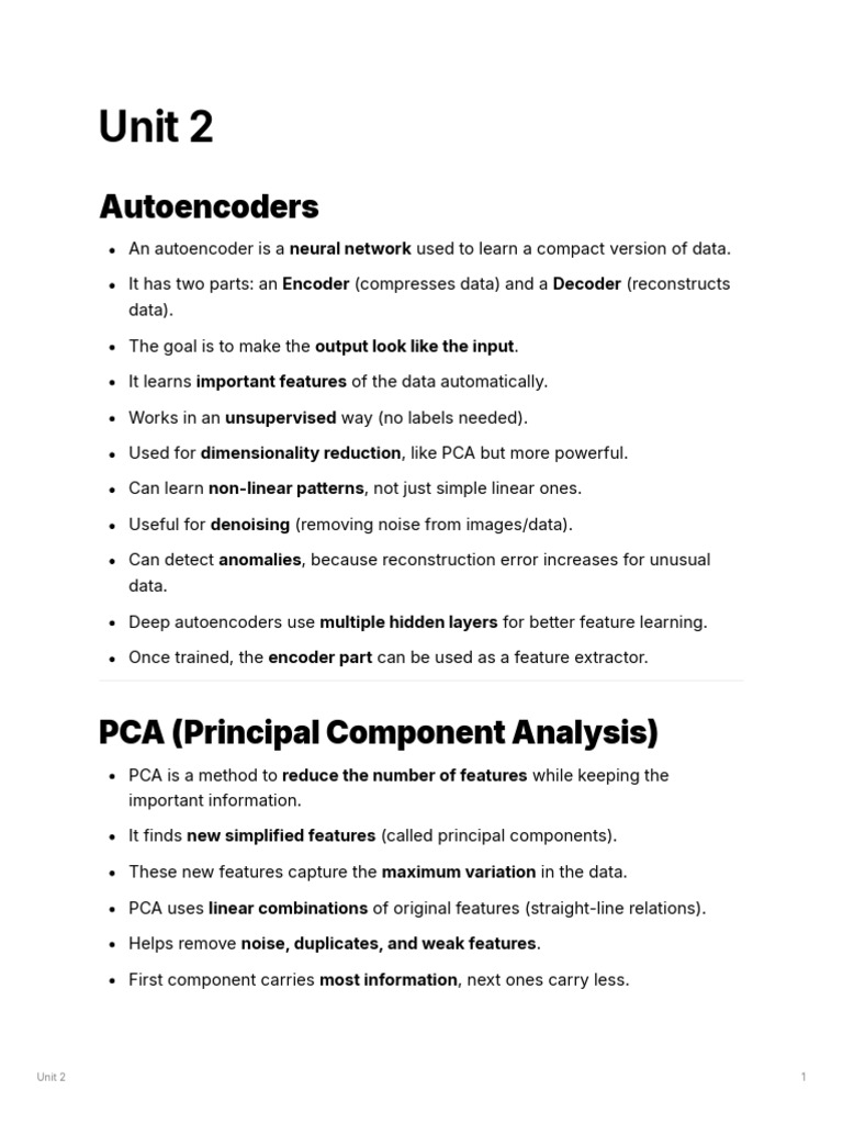 Autoencoders and PCA for Data Reduction | PDF | Principal Component ...