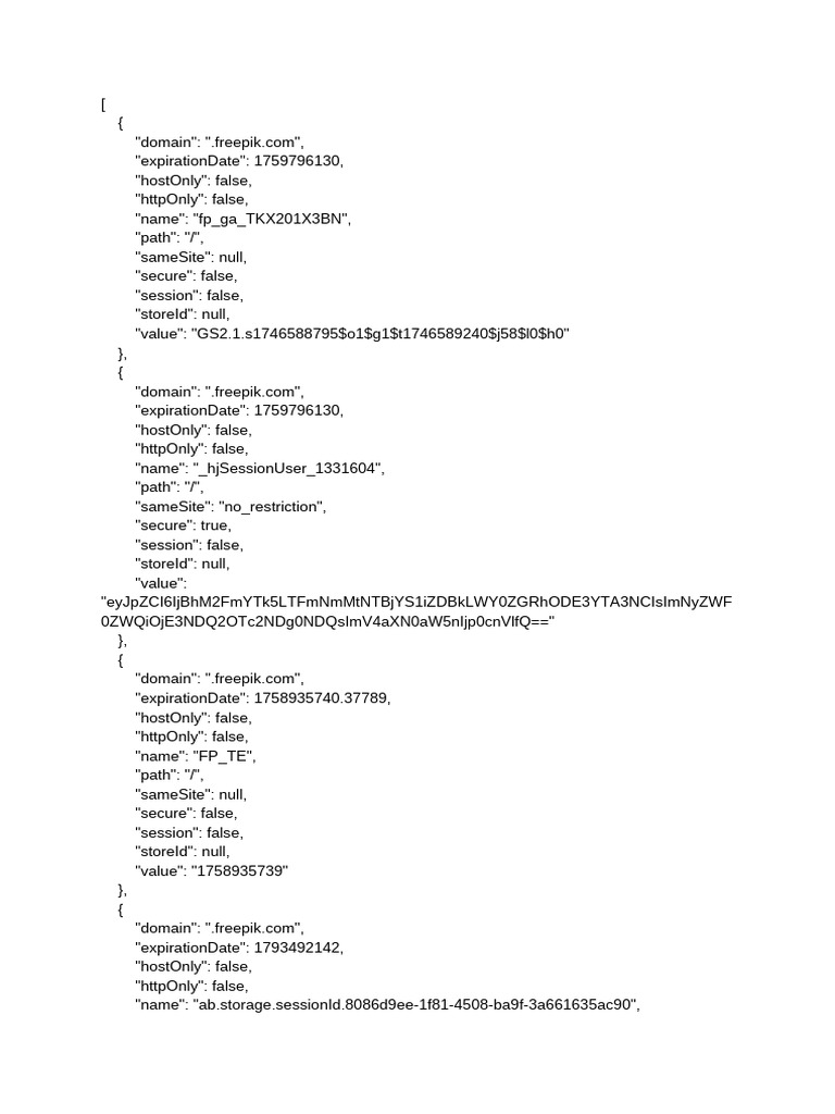 Cookies Freepik Server 1 | PDF | Http Cookie