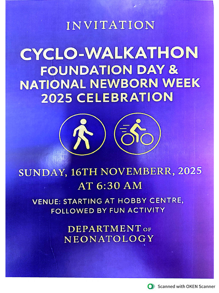 Cyclo - Walkathon Invitation | PDF