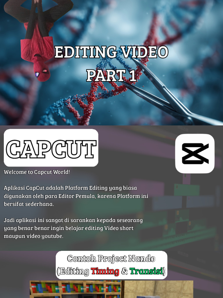 Panduan Editing Video dengan CapCut | PDF