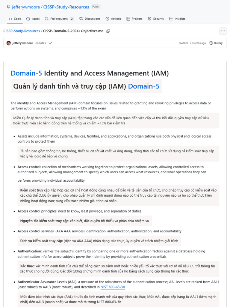 CISSP Study Resources_CISSP Domain 5 2024+Objectives.md at Main ...