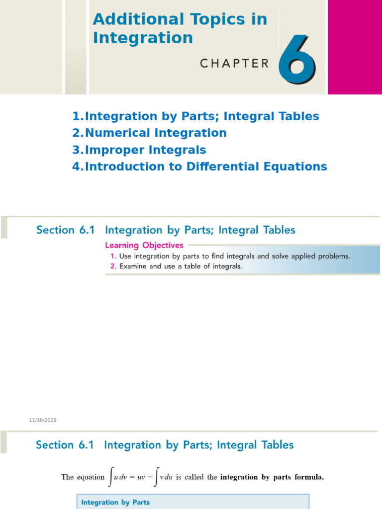 Calculus Chap 06 | PDF