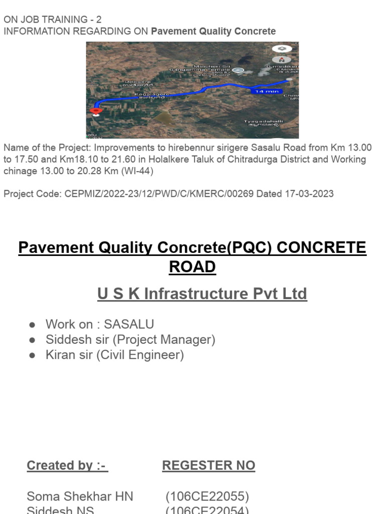 Pavement Quality Concrete Road Guide | PDF | Concrete | Road Surface