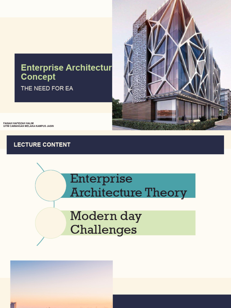 t1.1 - Ea Concept (The Need For Ea) | PDF | Enterprise Architecture ...