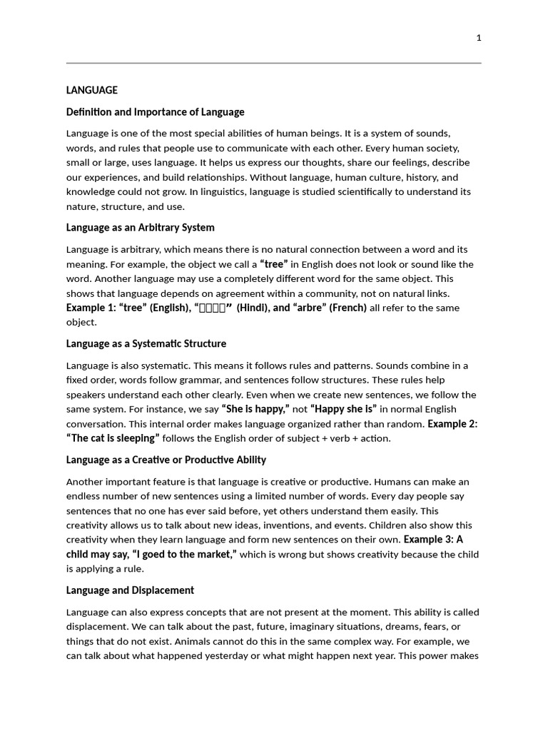LANGUAGe | PDF | Syntax | Semantics
