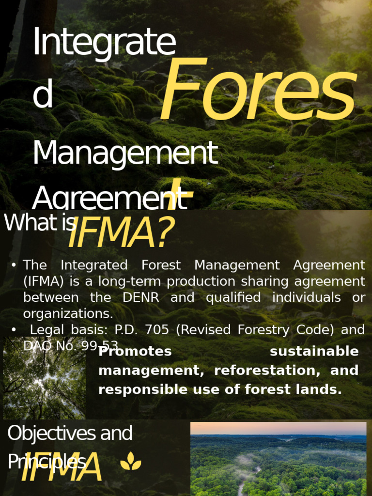 Integrated Forest Management Agreement Overview | PDF | Forest ...