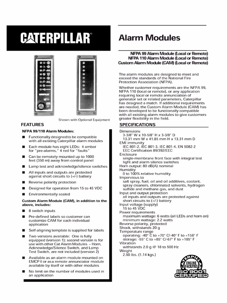Epmptar6.4 Alarm Modules | PDF