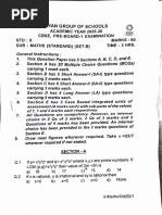CBSE Sample Paper Class 10 Maths (Standard) 2026 Set 1 PDF Download ...