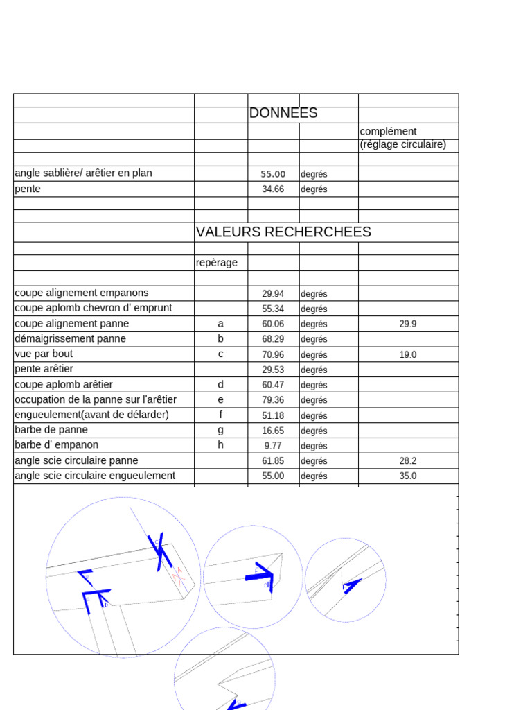 Calculs de pentes et longueurs de toiture | PDF