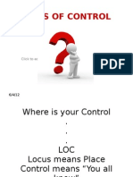 LOCUS of CONTROL Presentation
