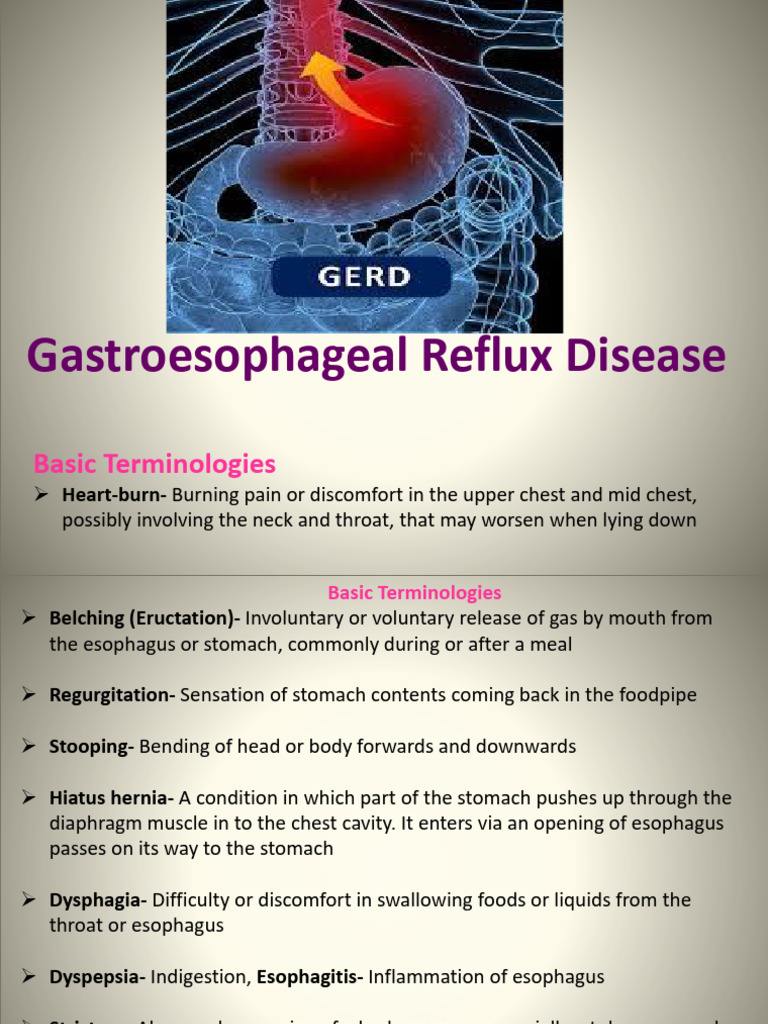 Gerd | PDF | Gastroesophageal Reflux Disease | Heartburn