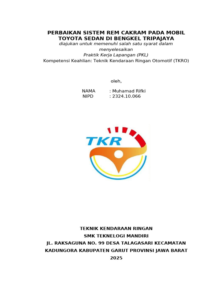 Muhammad Rifki Done Acc | PDF