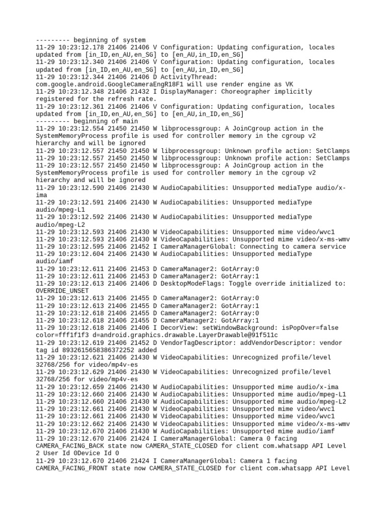 Log Cat 1764386592471 | PDF | Java (Programming Language) | Software
