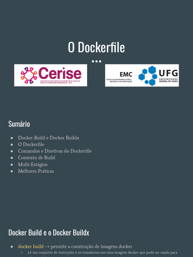 Guia Completo sobre Dockerfile e Build | PDF | Cápsula segura ...