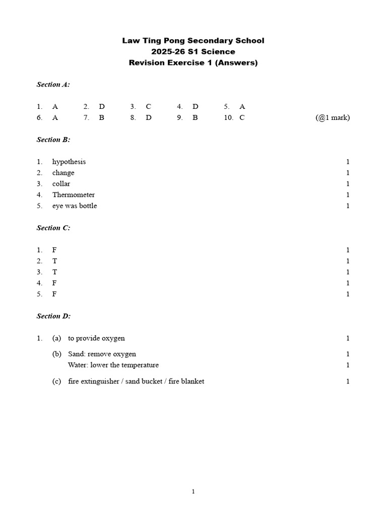 25-26 S1-ISC Rev Ex 1 (Ans) | PDF