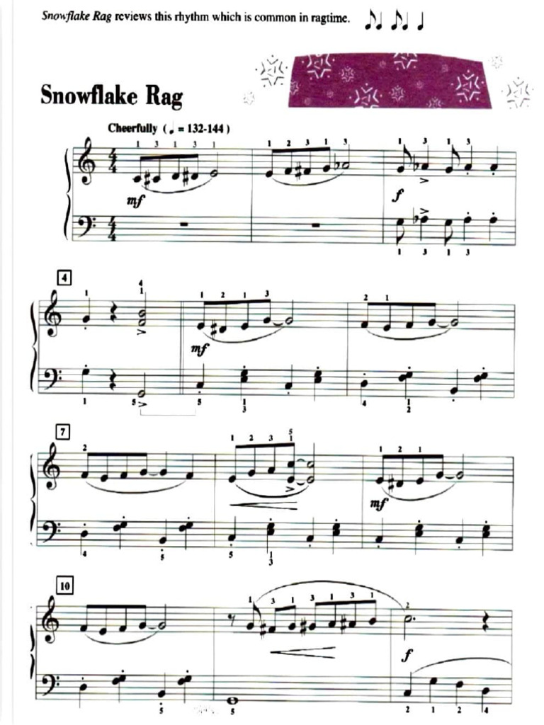 Snow Flake Rag. | PDF | Earth Phenomena | Clouds, Fog And Precipitation