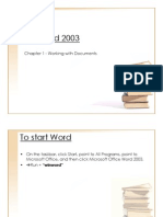 Chapter 01-Working With Documents