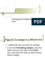Chapter 03 - Changing The Appearance of Text