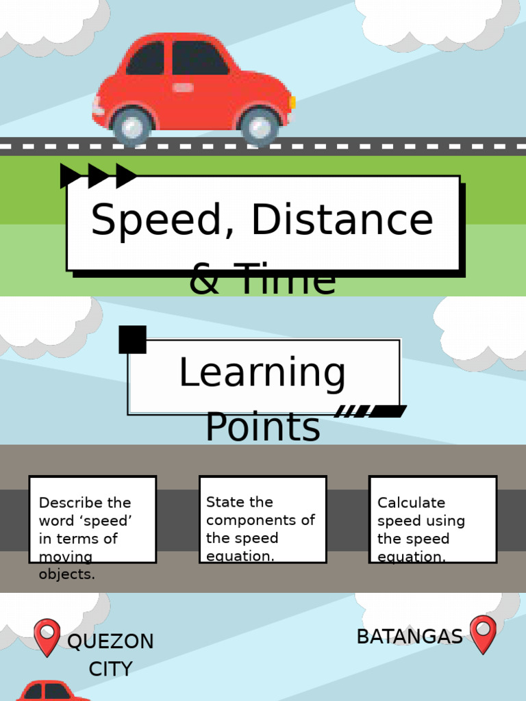 Understanding Speed, Distance, and Time | PDF | Speed