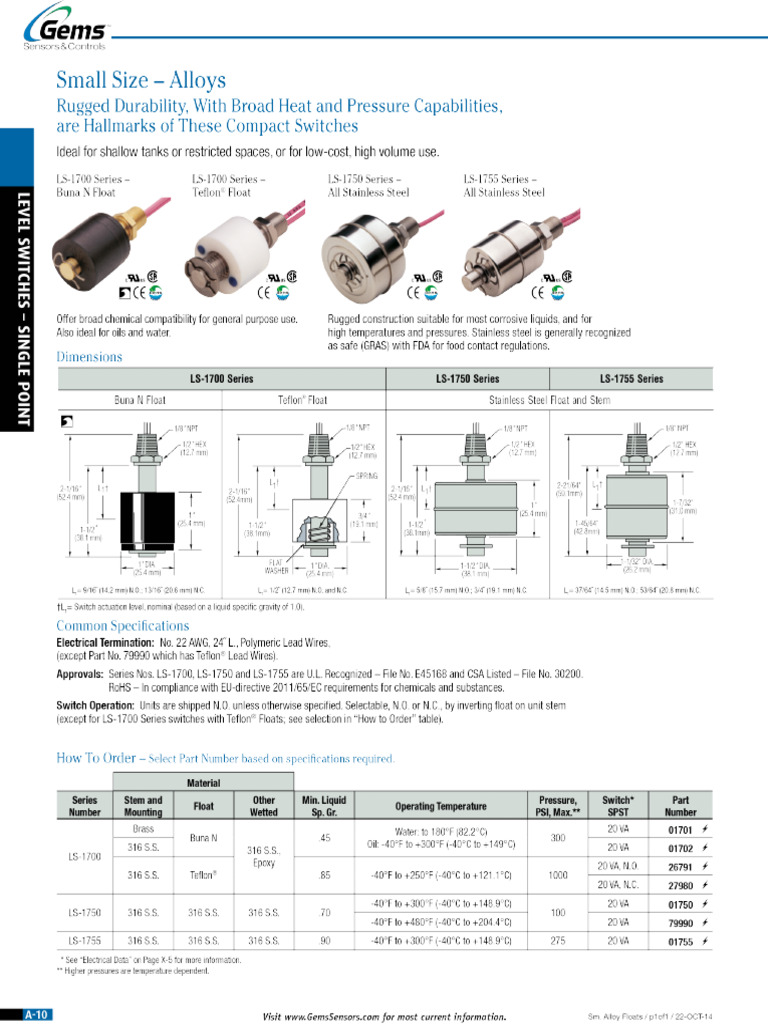 Catalog A - ls1700 ls1750 ls1755 | PDF