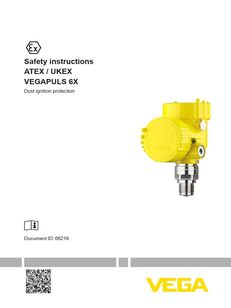 VEGAPULS 6X Safety Instructions ATEX/UKEX | PDF | Electrostatic Discharge