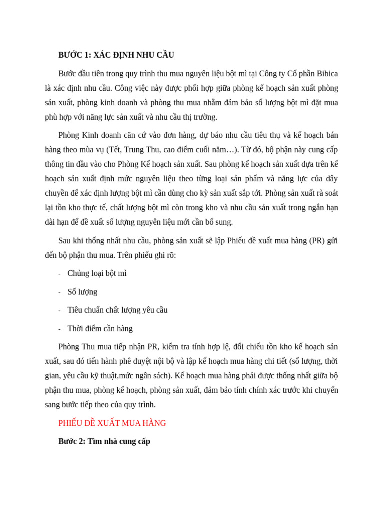 giải thích quy trinh QTMH- ĐÓI BỤNG QAAA | PDF
