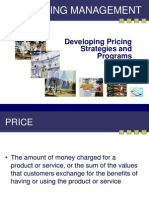 Marketing Management: Developing Pricing Strategies and Programs