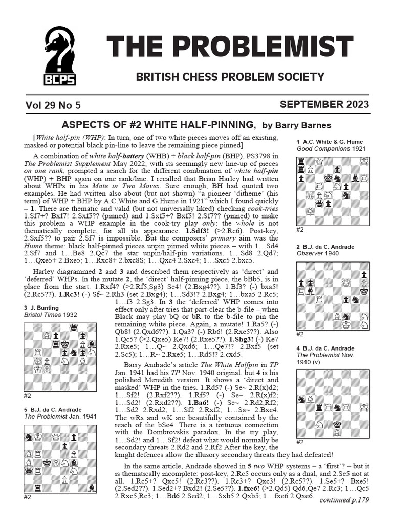 TP 235 | PDF | Chess Theory | Chess