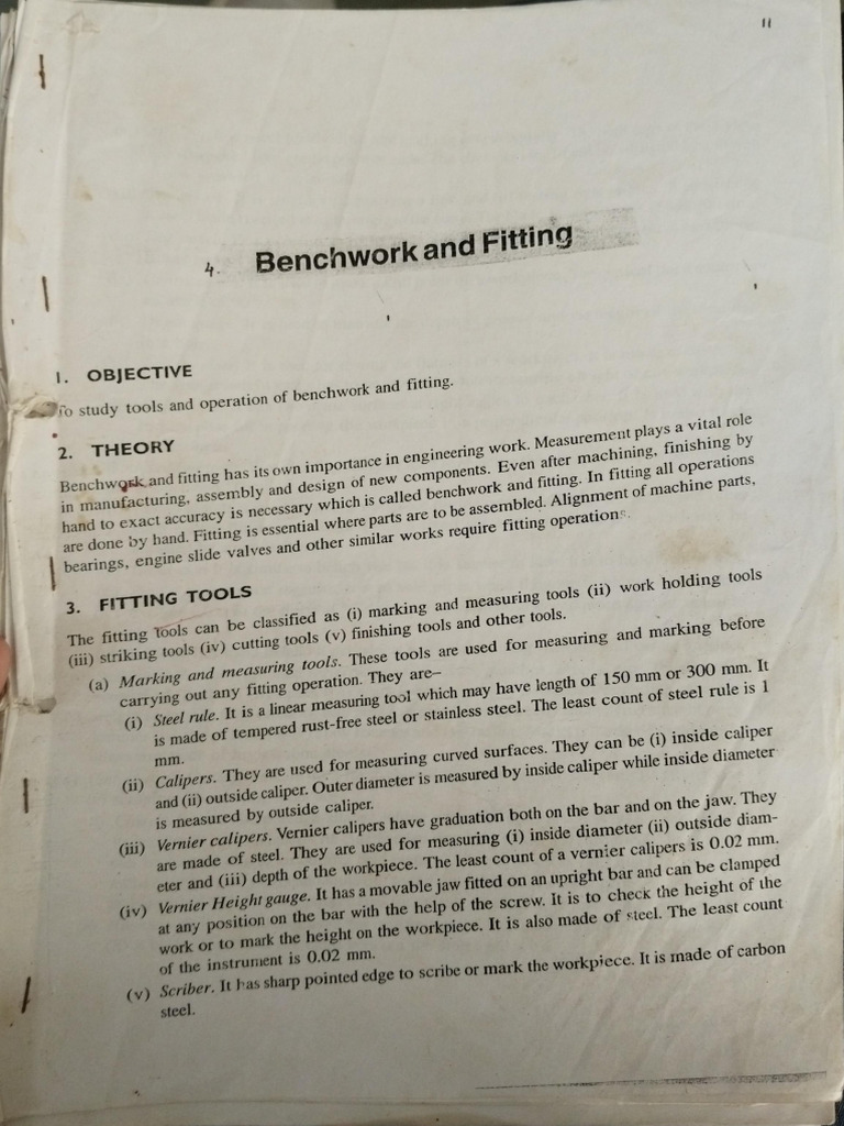 Benchwork Workshop PDF | PDF