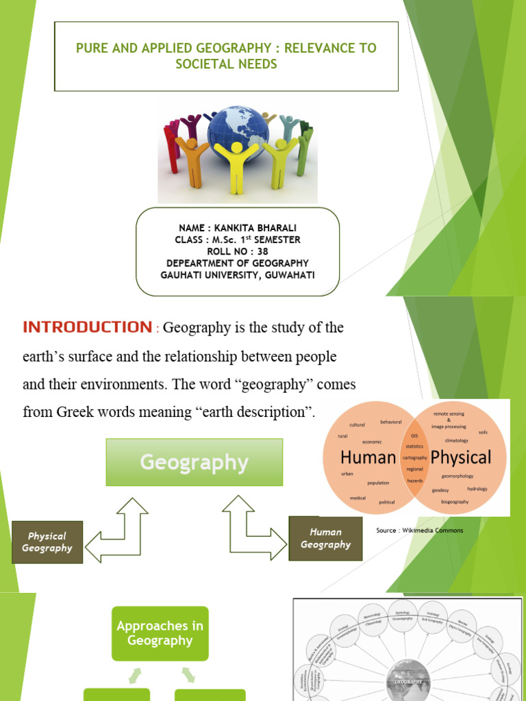Pure and Applied Geography: Relevance To Societal Needs | PDF ...