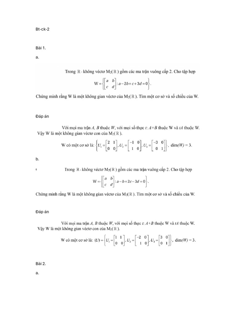 BT CK 2 | PDF