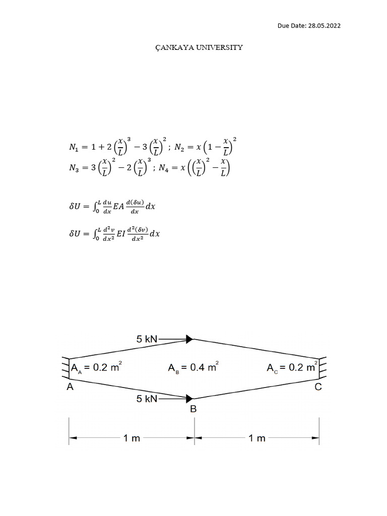 Finite Element Analysis Assignment Guide | PDF