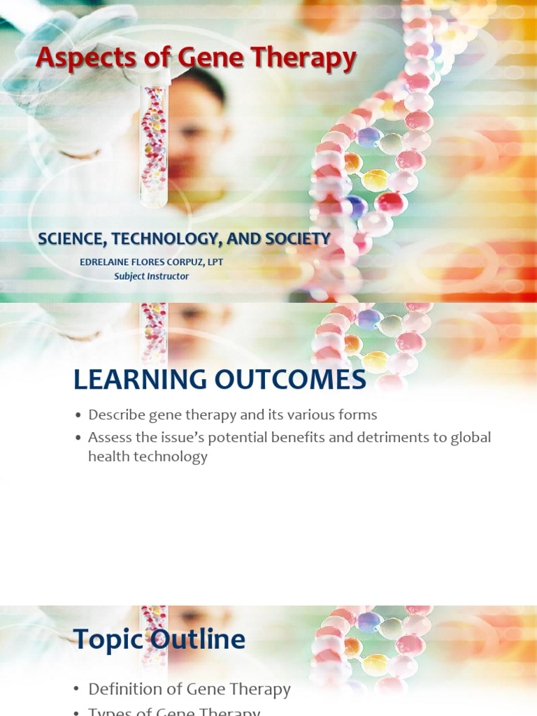 Overview of Gene Therapy Techniques | PDF | Gene Therapy | Transfection