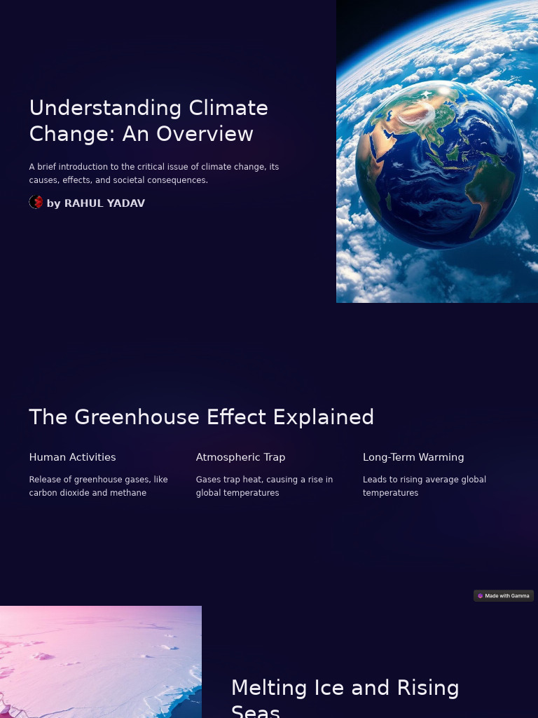 Understanding Climate Change An Overview | PDF