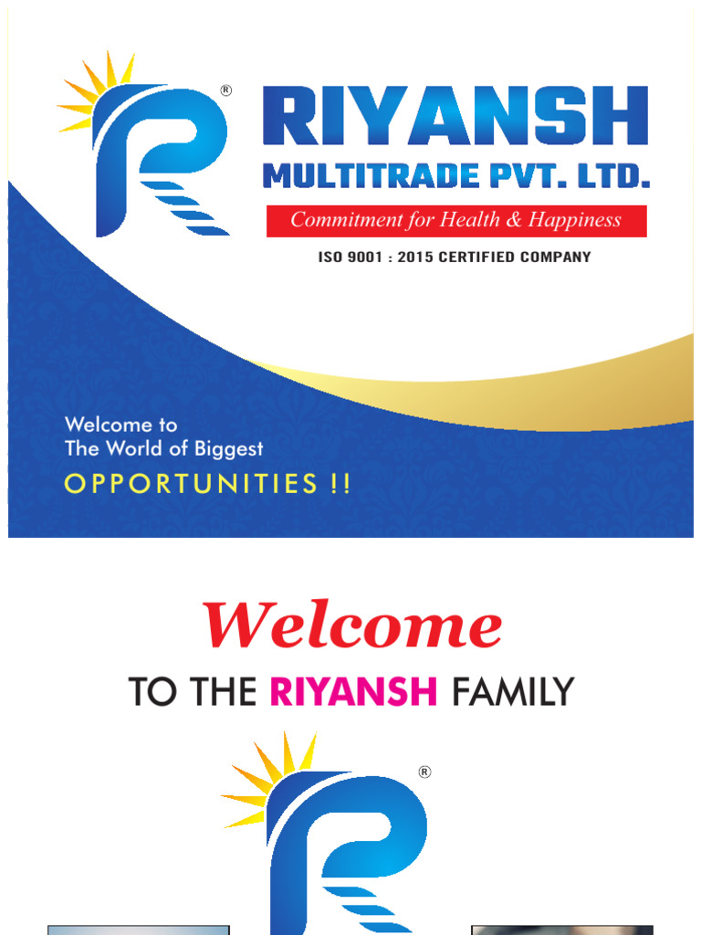 Riyansh Multitrade Pvt. Ltd. Overview | PDF | Cost Of Living