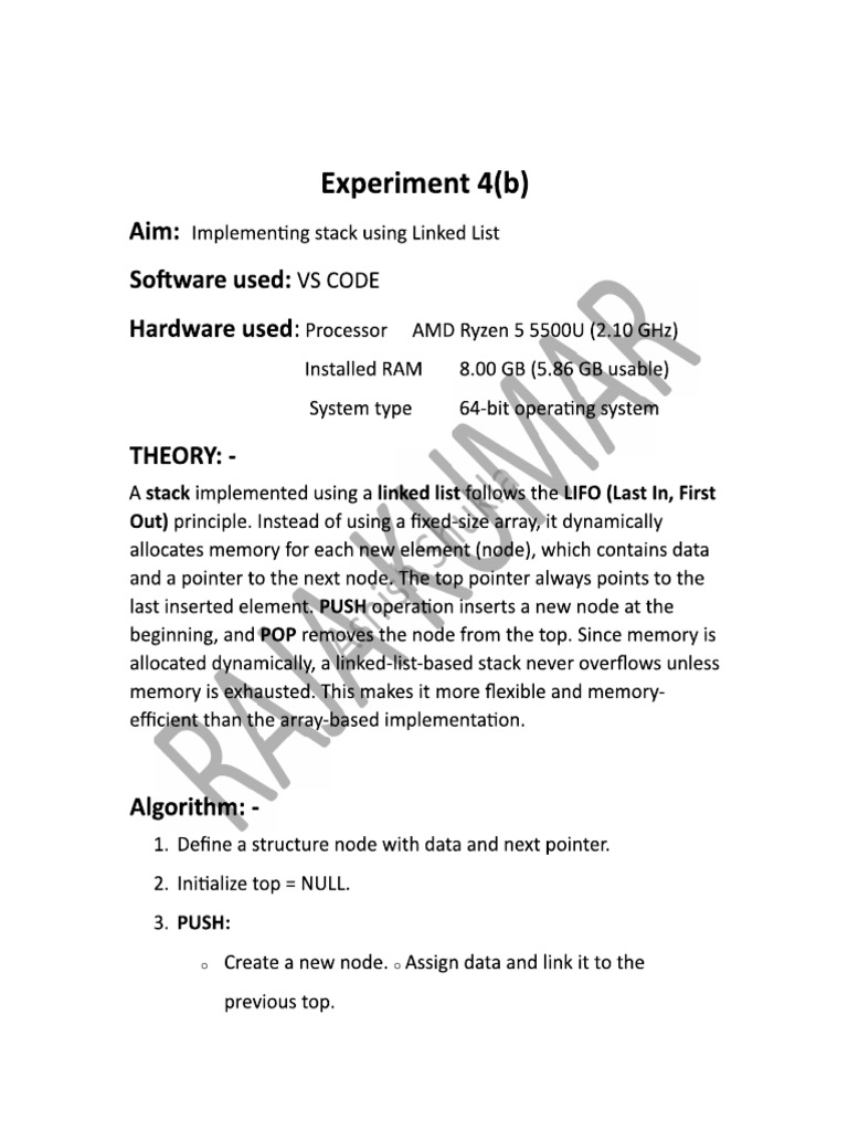 New Exp 4 B | PDF