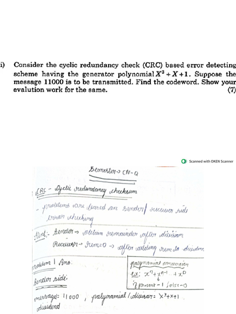 CN Sem Questions | PDF