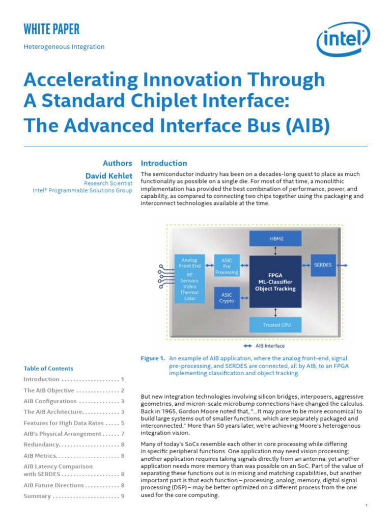 Advanced Interface Bus Overview | PDF | Electronics | Digital Technology
