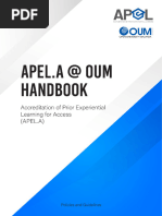 APEL.A Portfolio Submission Guide | PDF | Skill | Knowledge