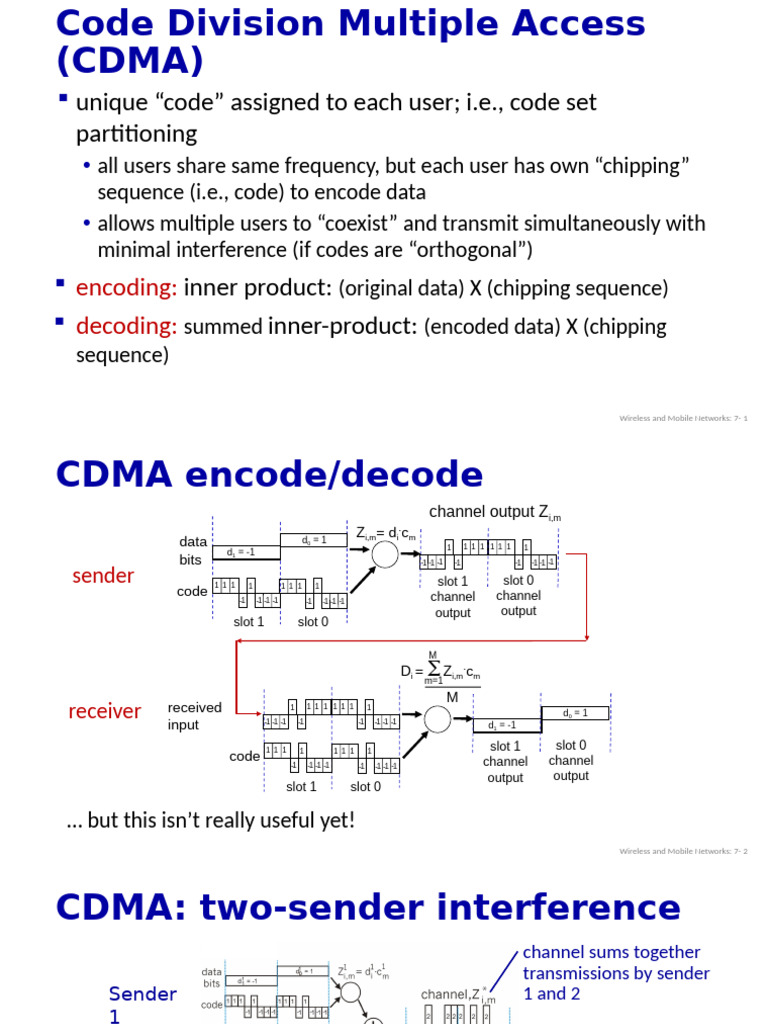 CDMA | PDF | Data Transmission | Electronics