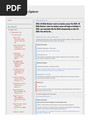 MultiSearch Tag Explorer 2025–26 NCAA Division I Men's Ice Hockey Season the 2025–26 NCAA Division I Men's Ice Hockey Season Will Begin on October 3,